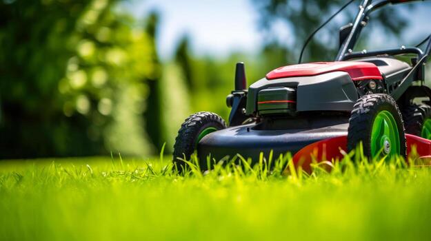 Lawn mowing