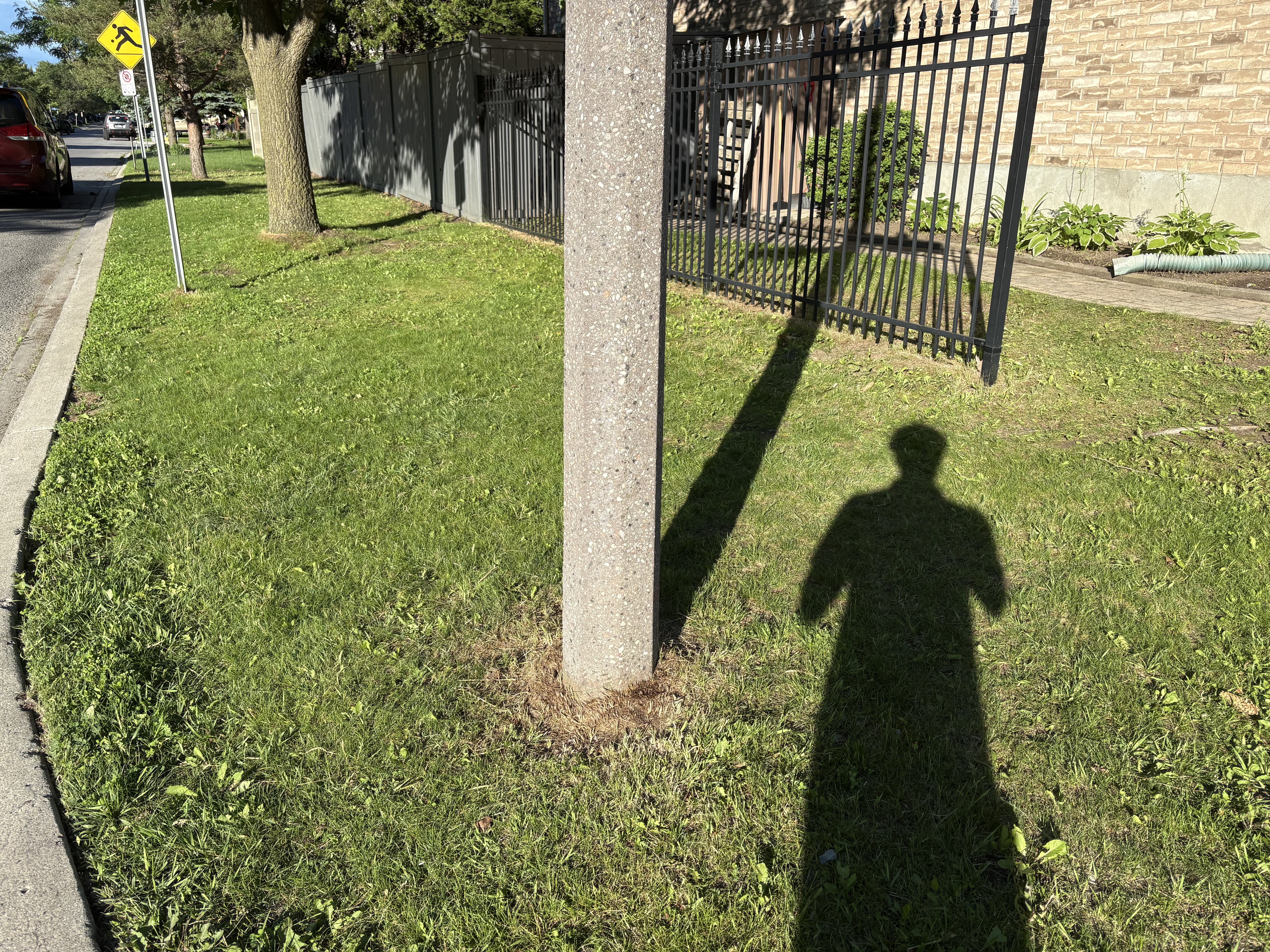 After - front lawn